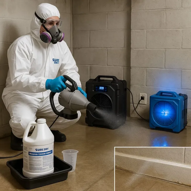 Sanitization and Odor Removal process in Easton, ME