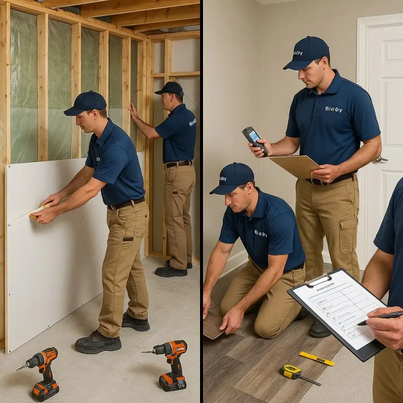 Repairs and Reconstruction process in Easton, ME
